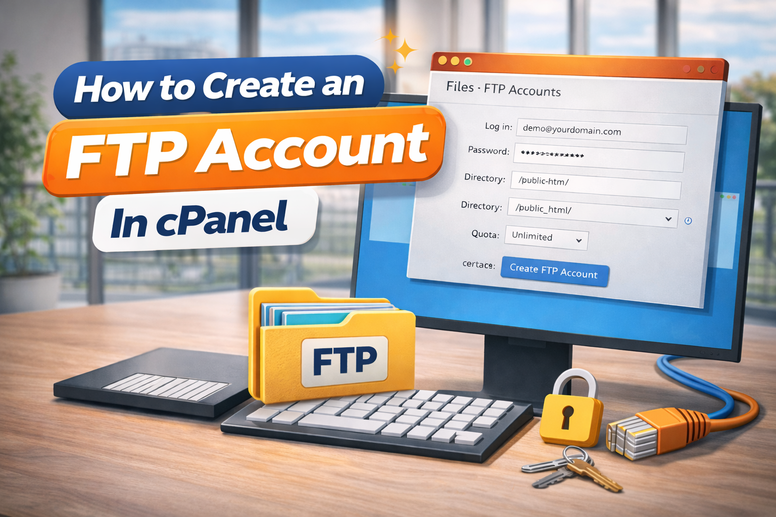 How to Create an FTP Account In cPanel How to Create an FTP Account In cPanel