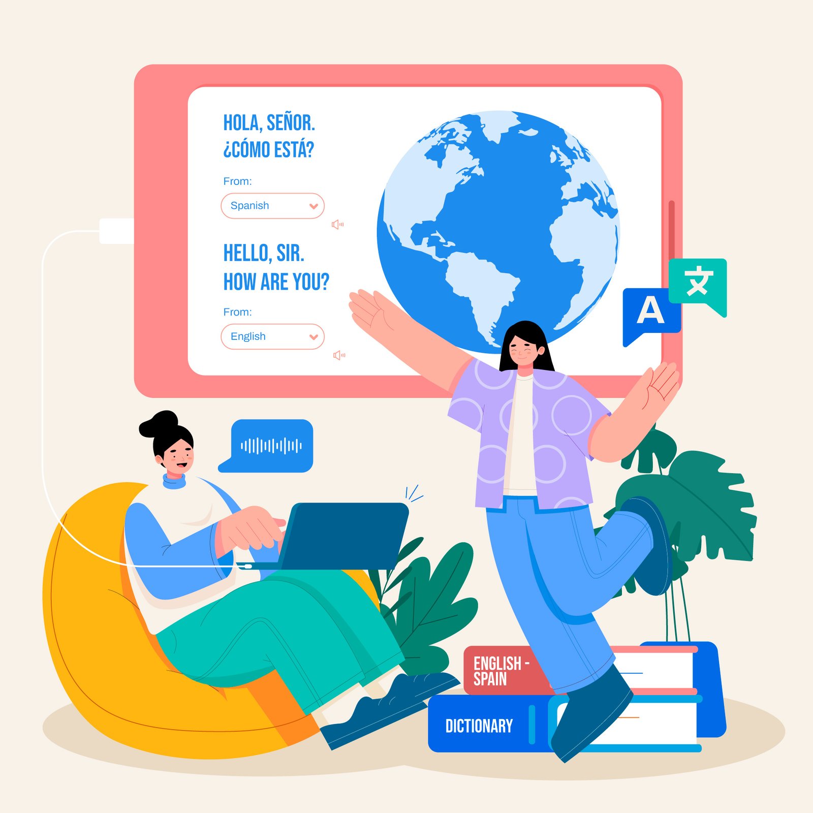 How to Customize and Translating Text