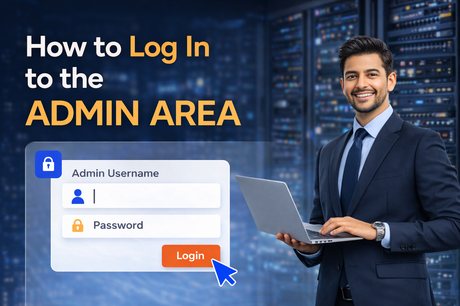 How to Log In to the Admin Area How to Log In to the Admin Area