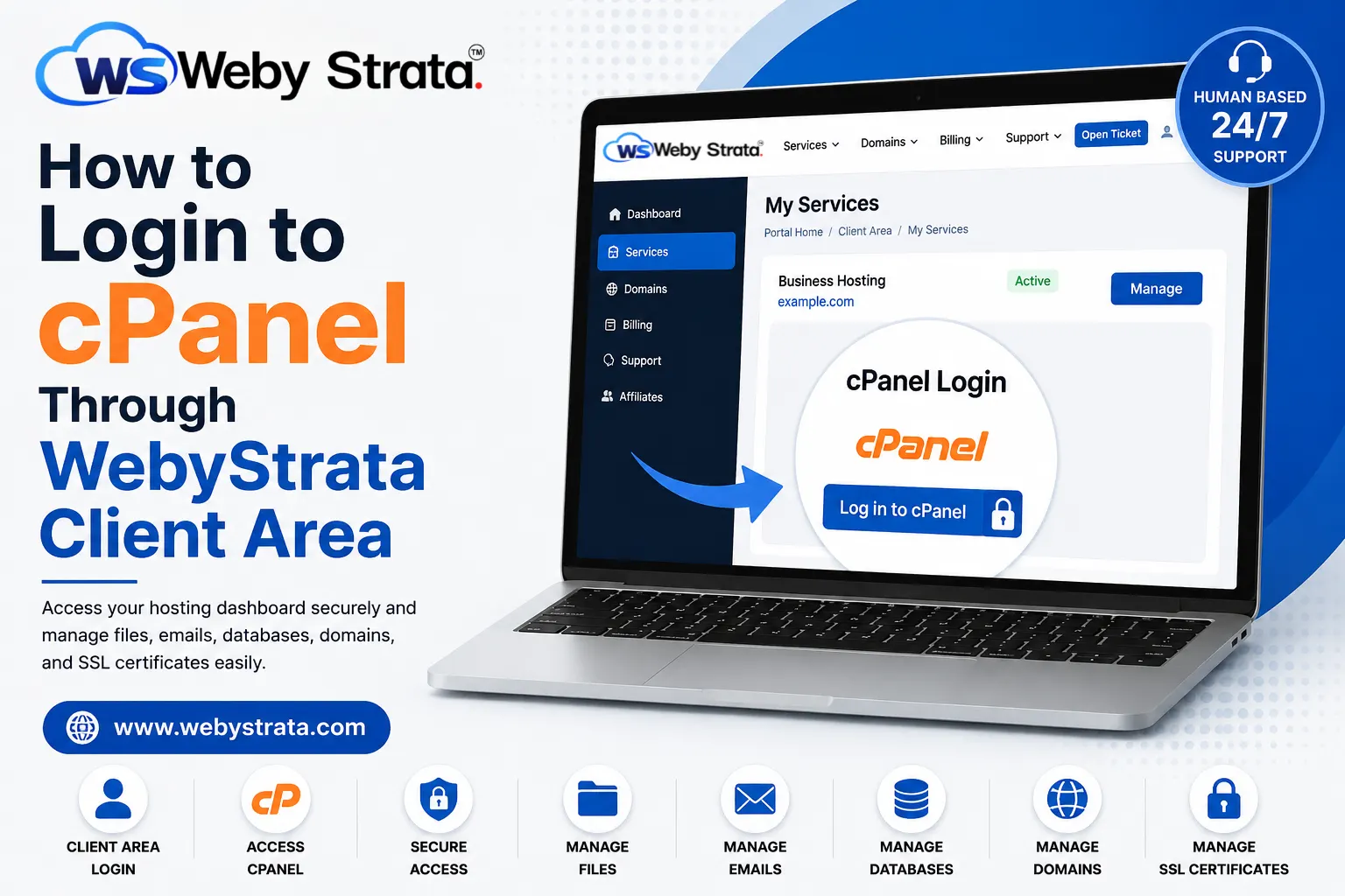 how-to-login-to-cpanel-through-webystrata-client-area