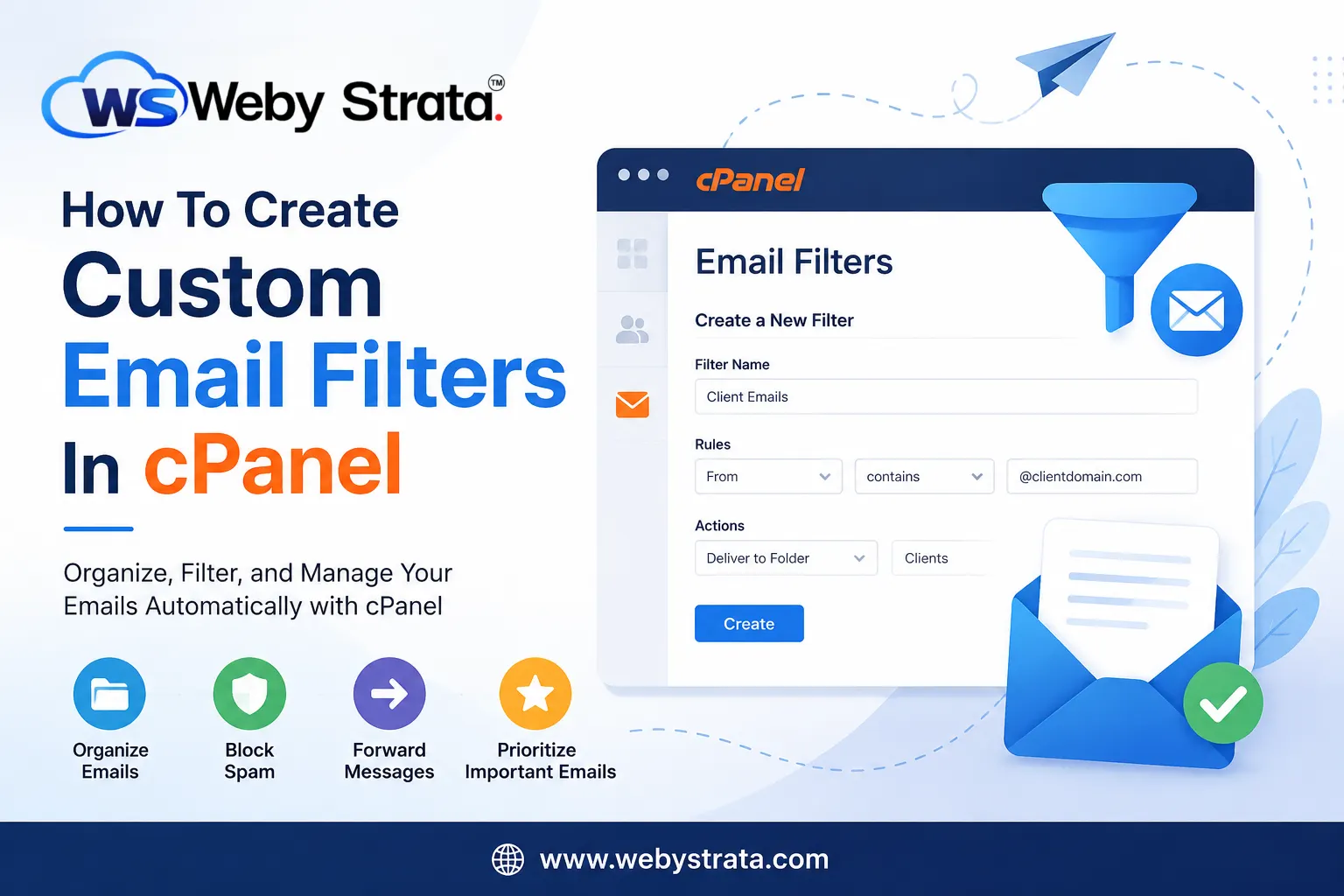 How To Create Custom Email Filters In cPanel