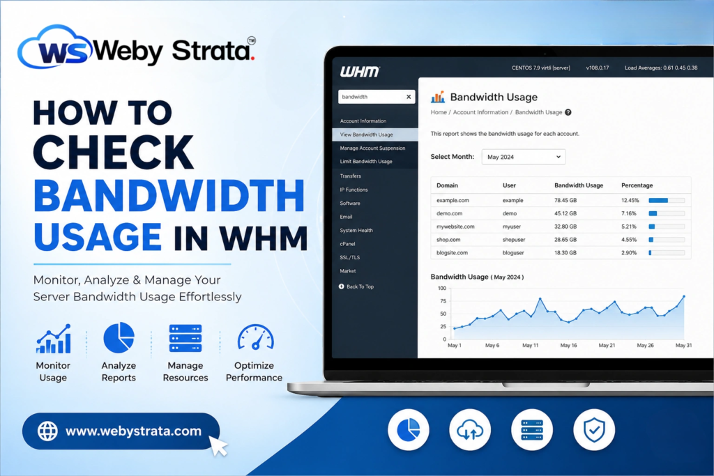 How to Check Bandwidth Usage in WHM
