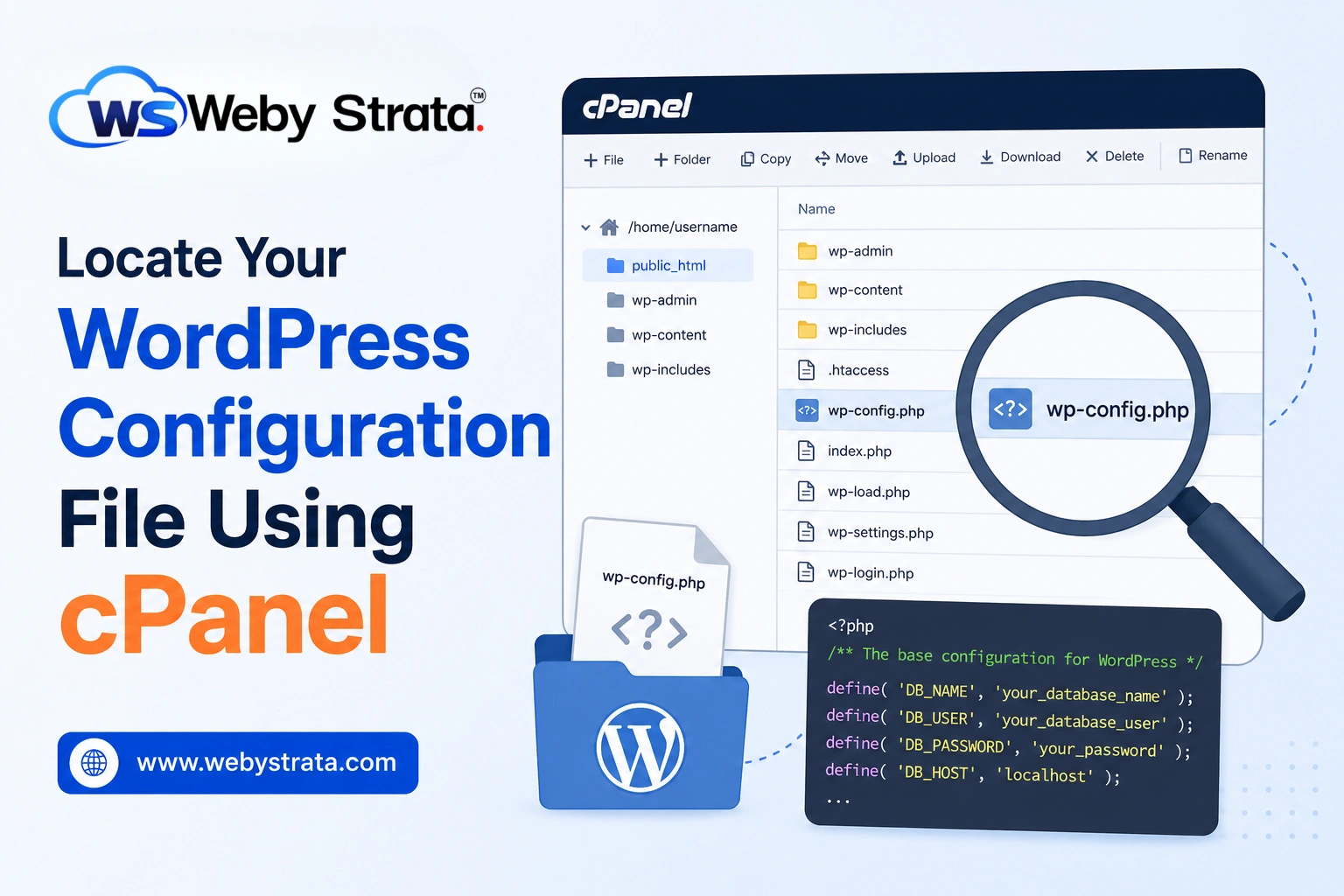 Locate Your WordPress Configuration File Using cPanel