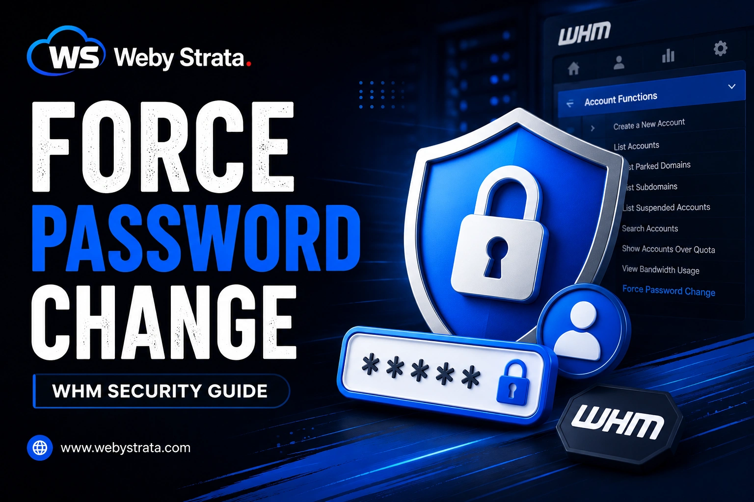 How to Force a User to Change Password from WHM?