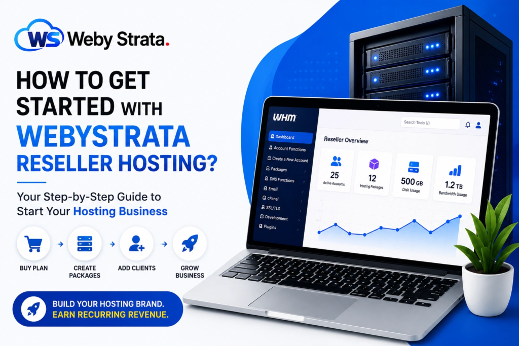 How to Get Started with WebyStrata Reseller Hosting