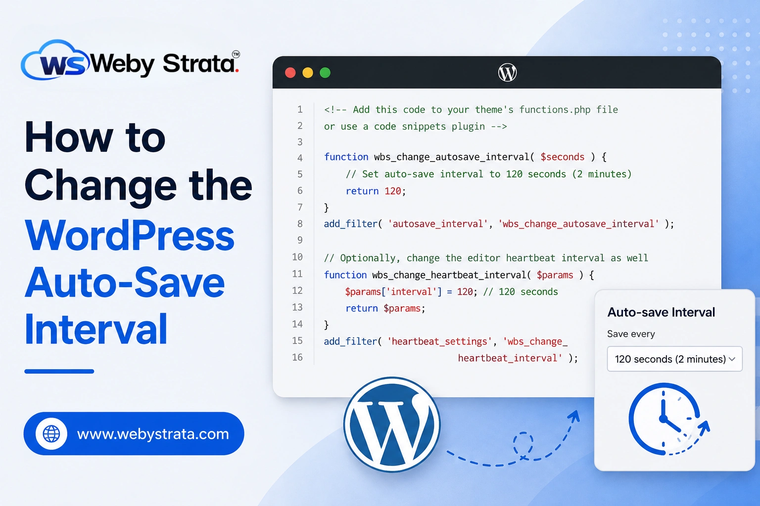 How to Change the WordPress Auto-Save Interval