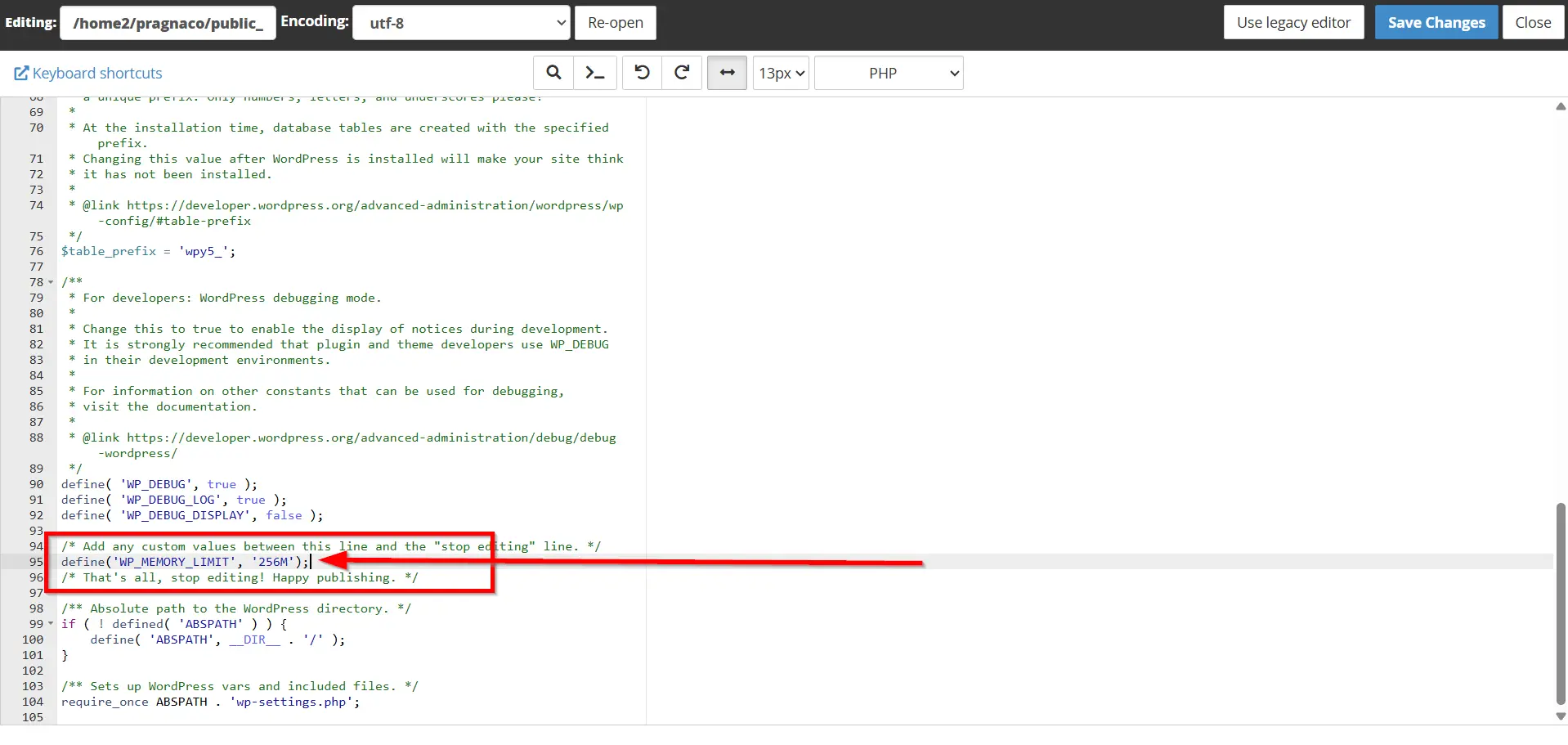 how-to-update-wordpress-memory-limit-from-cpanel