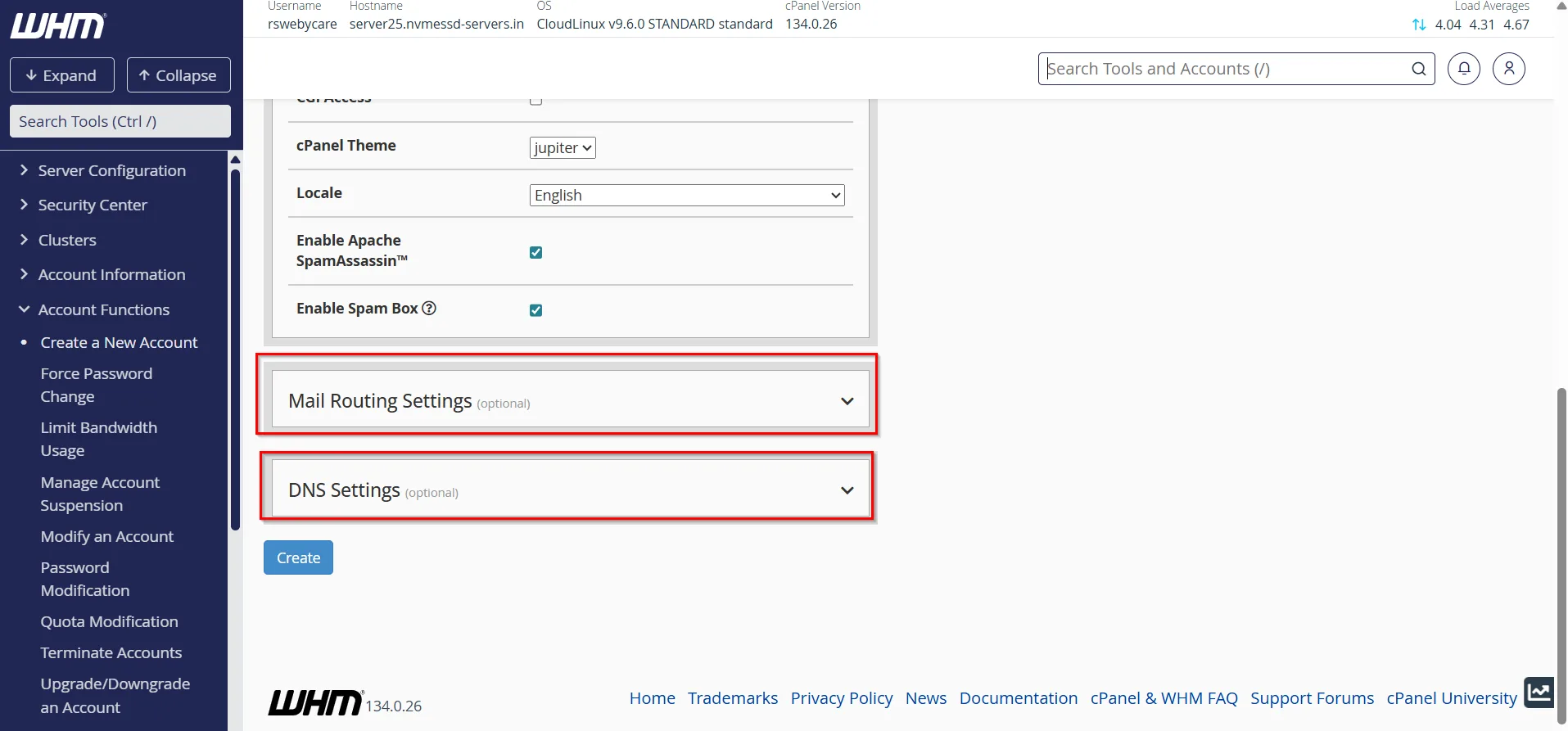 how-to-create-a-cpanel-account-in-whm