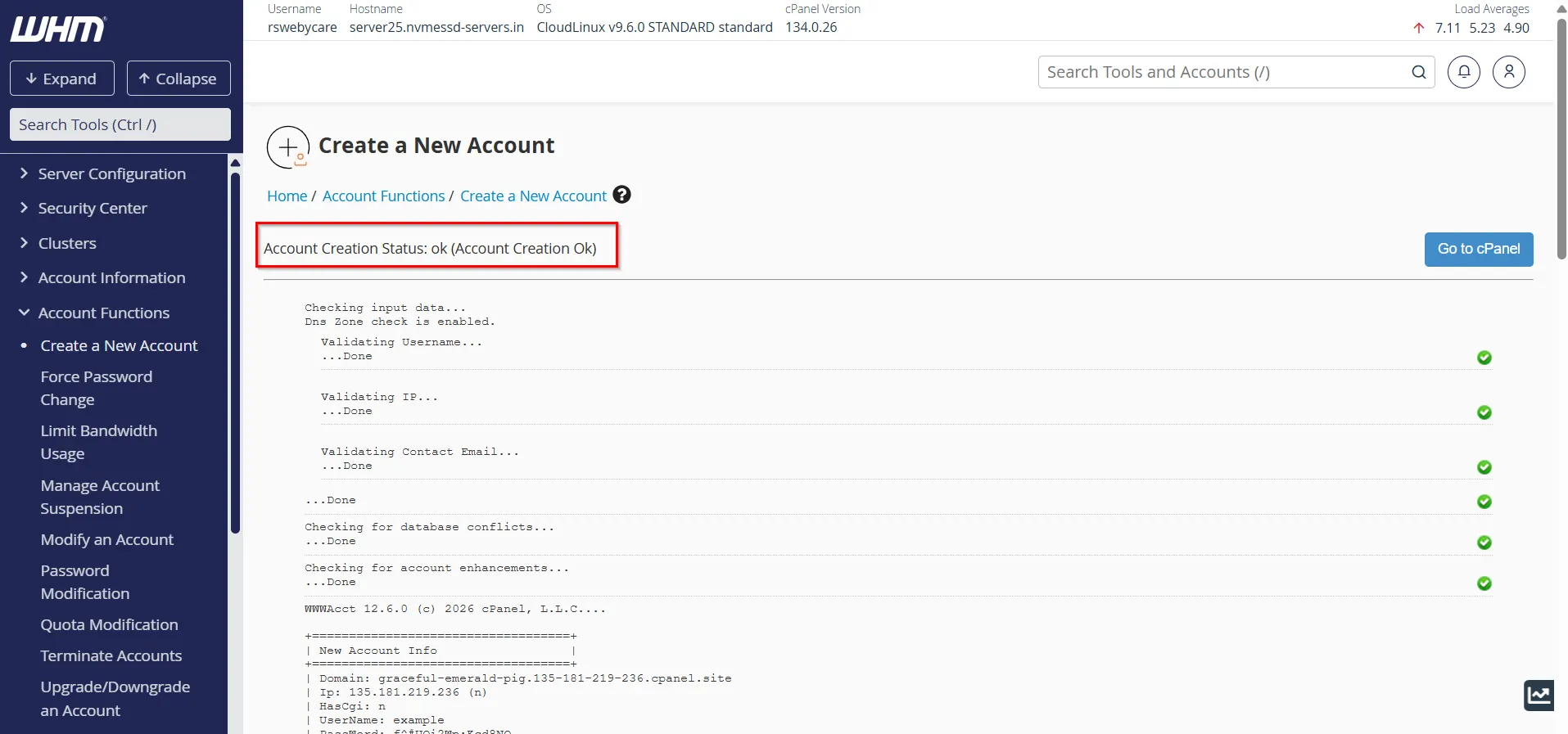 how-to-create-a-cpanel-account-in-whm