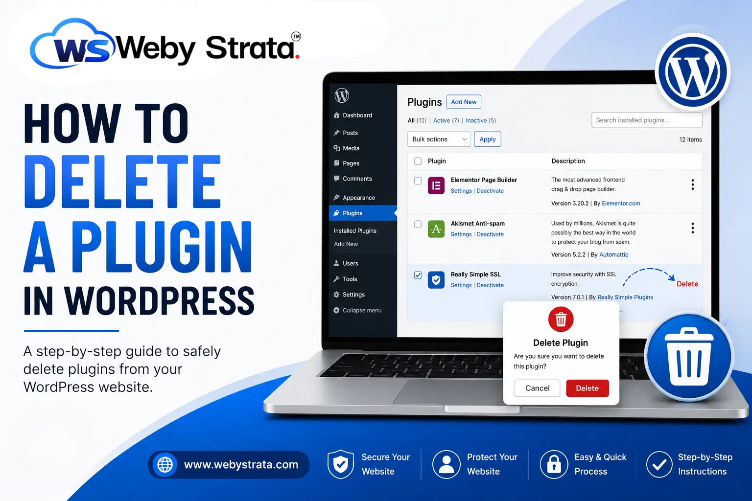 How to Delete a Plugin in WordPress