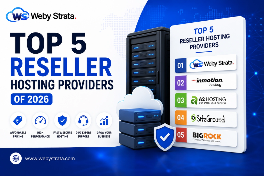 Top 5 Reseller Hosting Providers of 2026