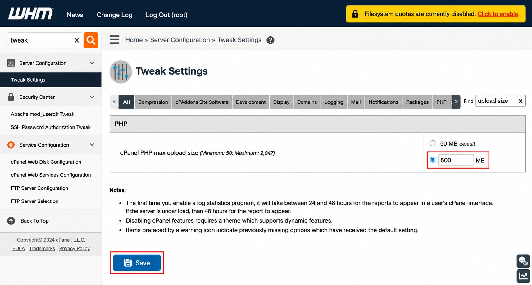 how-to-increase-upload-size-for-mysql-database-via-whm how-to-increase-upload-size-for-mysql-database-via-whm