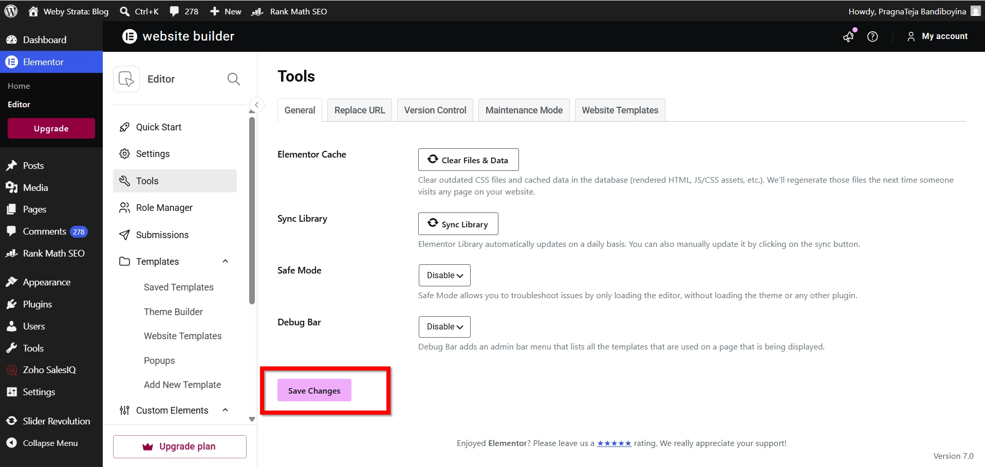 how-to-clear-elementor-cache-in-wordpress