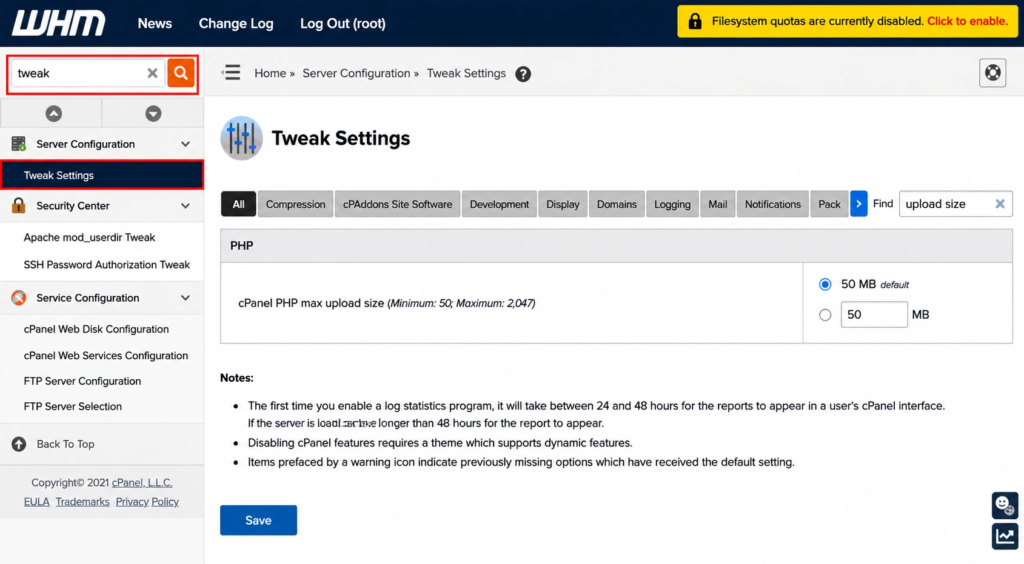 tweak-settings